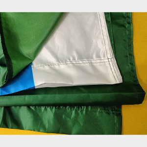 Флаг Федерального агентства по управлению государственным имуществом (100x150 см., полиэфирный шелк, сублимационная печать, прошит по периметру, карман слева)