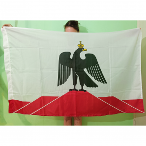 Флаг города Орск (90x135 см., полиэфирный шелк, сублимационная печать, прошит по периметру, карман слева)