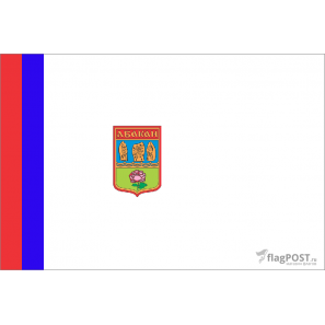 флаг города Абакан (15x22 см., полиэфирный шелк, сублимационная печать, карман слева)