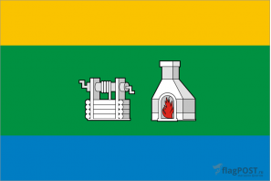 флаг города Екатеринбург (100x150 см., полиэфирный шелк, сублимационная печать, прошит по периметру, карман слева)