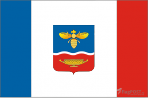 Флаг города Симферополь (100x150 см., полиэфирный шелк, прямая печать, прошит по периметру, карман слева)