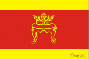 Флаг города Тверь (100x150 см., полиэфирный шелк, прямая печать, прошит по периметру, карман слева)
