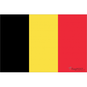 Флаг страны Бельгия (15x22 см., полиэфирный шелк, сублимационная печать, карман слева)
