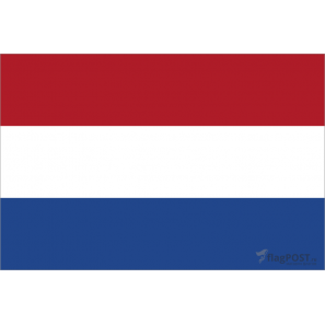 Флаг страны Нидерланды (15x22 см., полиэфирный шелк, сублимационная печать, карман слева)