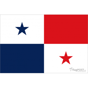 Флаг страны Панама (15x22 см., полиэфирный шелк, сублимационная печать, карман слева)