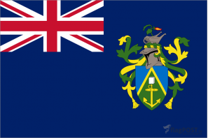 Флаг страны Питкерн (100x150 см., полиэфирный шелк, прямая печать, прошит по периметру, карман слева)