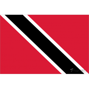 Флаг страны Тринидад и Тобаго (15x22 см., полиэфирный шелк, сублимационная печать, карман слева)