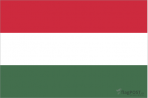 Флаг страны Венгрия (100x150 см., полиэфирный шелк, сублимационная печать, прошит по периметру, карман слева)