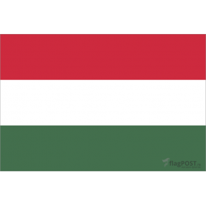 Флаг страны Венгрия (15x22 см., полиэфирный шелк, сублимационная печать, карман слева)