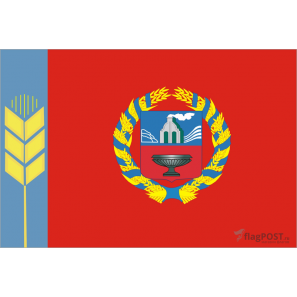 Флаг Алтайского края (15x22 см., полиэфирный шелк, сублимационная печать, карман слева)
