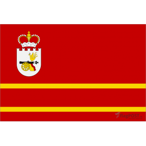 Флаг Смоленской области (15x22 см., полиэфирный шелк, сублимационная печать, карман слева)