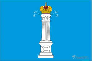 Флаг Ульяновской области (100x150 см., полиэфирный шелк, сублимационная печать, прошит по периметру, карман слева)