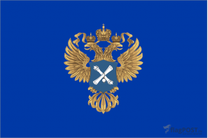 Флаг Счетной палаты РФ (100x150 см., полиэфирный шелк, прямая печать, прошит по периметру, карман слева)