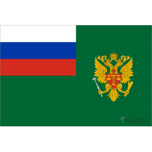 Флаг Судебного департамента при Верховном Суде РФ (15x22 см., полиэфирный шелк, сублимационная печать, карман слева)