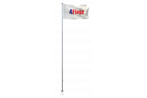 Уличный Флагшток Стандарт 4Flags (высота 10 м., цвет серый металлик RAL9006)
