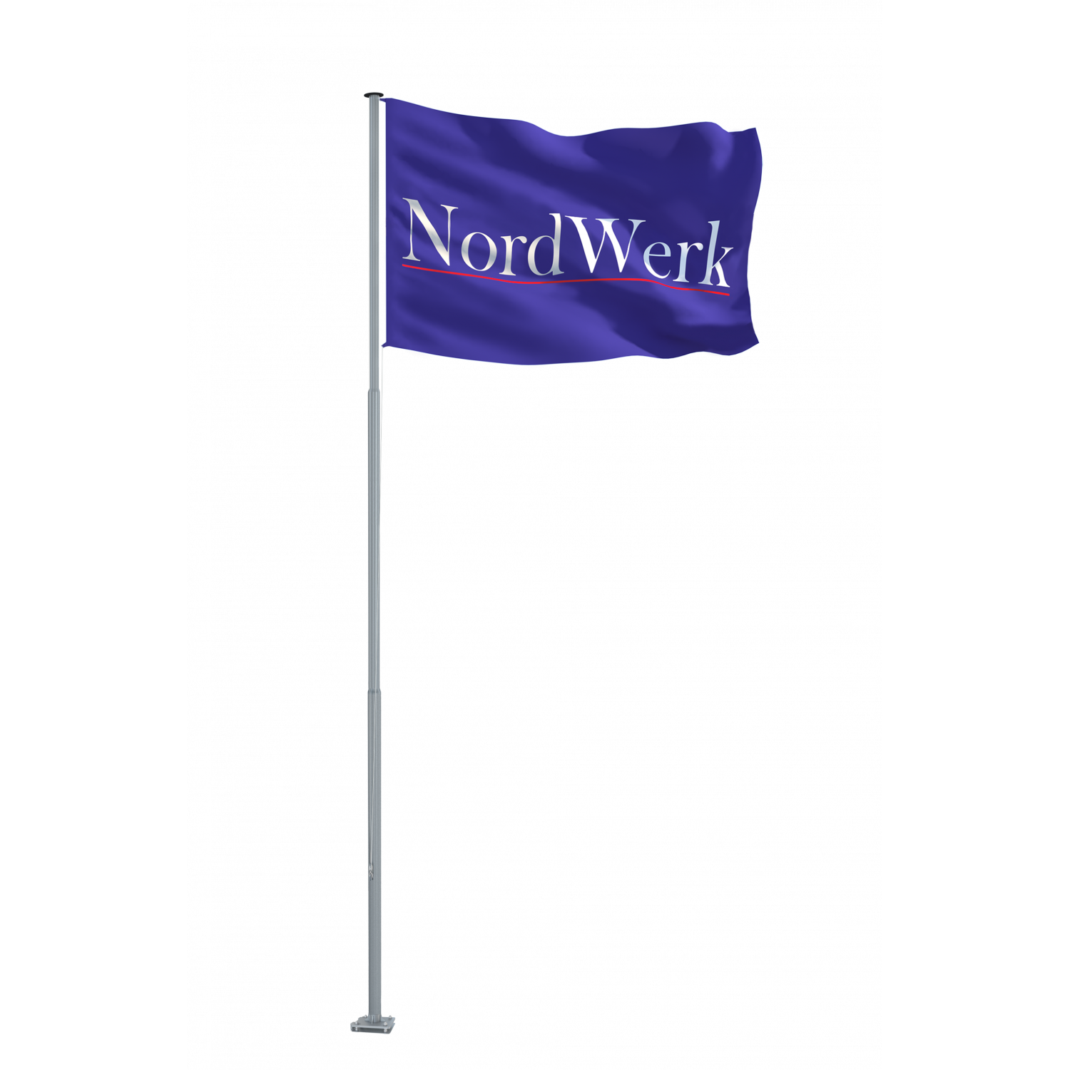 Флагшток NordWerk PRO Classic Стандарт 8 м. (серый металлик)