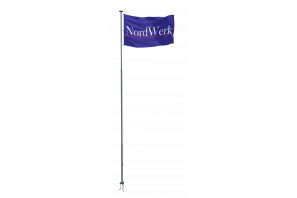 Флагшток NordWerk PRO Inox Стандарт 10 м. (матовая поверхность)