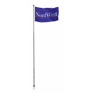 Флагшток NordWerk PRO Inox Стандарт 6 м. (матовая поверхность)