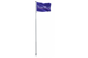 Флагшток NordWerk PRO Inox Супер Стандарт 10 м. с лебедкой (глянцевая, полированная поверхность)